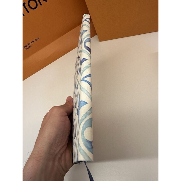 NIB Louis Vuitton Jane Notebook MM By The Pool Lagoon Blue GI1093 ๐ฏ% Authentic - Picture 5 of 12